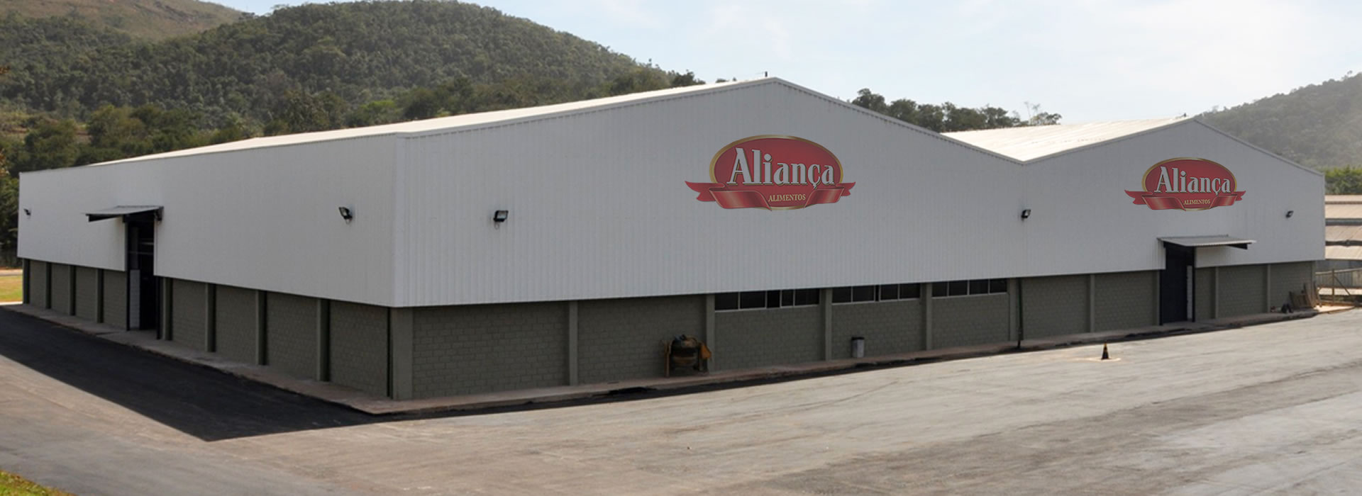 Fábrica da Aliança Alimentos em Minas Gerais